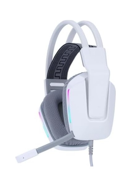Battle Rgb 7.1 USB Gaming Mikrofonlu Oyuncu Kulaklığı Beyaz fiyatları