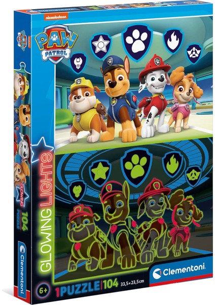 104 El. Glowing Paw Patrol