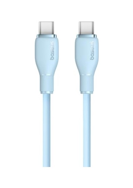 Pudding Hızlı Şarj Özellikli Type-C To Type-C Kablo 100W, 1.2 Metre, Mavi fiyatları