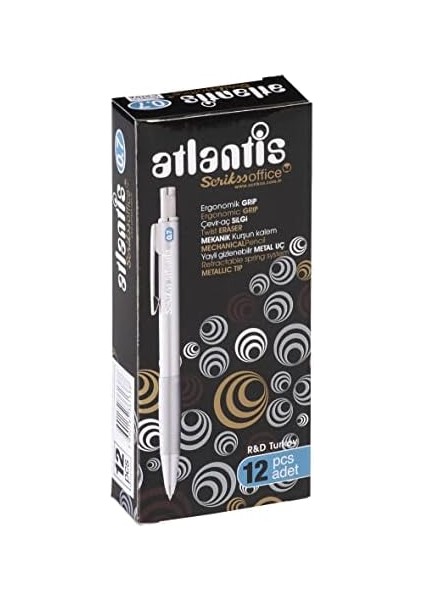 Versatil 0.7 mm 12&apos;li Ambalaj Siyah fiyatları