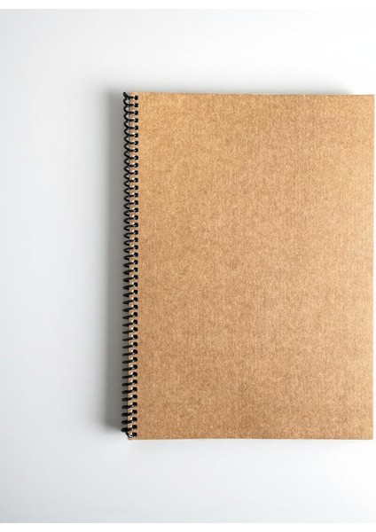 Tanıtım Çizgili Spiralli Not Defteri, A4 Boyut (21X29,7 Cm), 60 Yaprak, 90GR. Ivory Kağıt, Ofis Için Ideal ( Kapak)