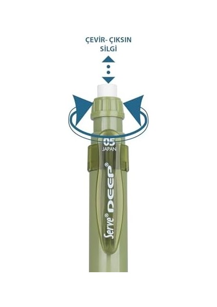 Deep Mekanık Kursun 05MM Yaprak Yesılı modelleri