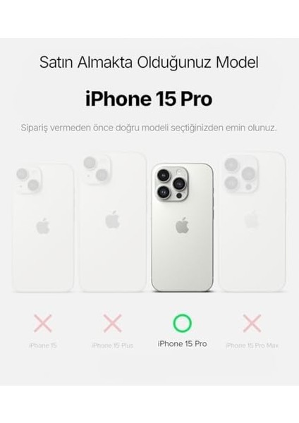 15 Pro Için Serisi ile Uyumlu Göz Alıcı ve Şık Arka Tasarım Yüksek Kalite Materyal Premium Kılıf Kapak (Siyah, 15 Pro) modelleri