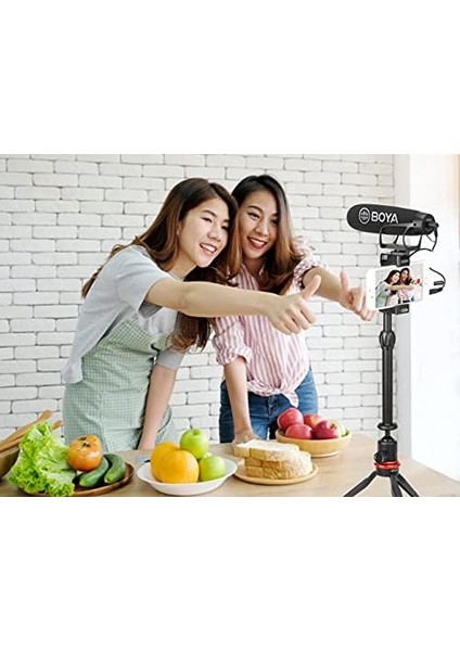 BY-BM2021 Süper Cardioid Shotgun Mikrofon fiyatları