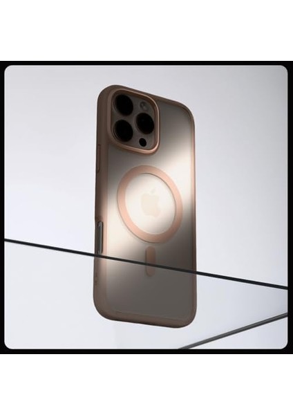 16 Pro ile Uyumlu Ince Magsafe Kılıf Ultra Hybrid Sararma Karşıtı Duraclear Hava Kanalı Teknolojisi Askeri Sınıf Koruma Magfit Rose Şeffaf Kapak - ACS08695 fiyatları