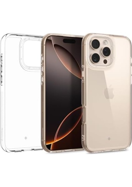 16 Pro Max ile Uyumlu Ince Kılıf Skyfall Sararma Karşıtı Hava Kanalı Teknolojisi Askeri Sınıf Koruma Clear Şeffaf Kapak - ACS08059 fiyatları