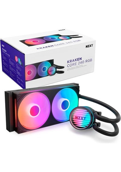 Kraken Core 240 Rgb RL-KR24C-B1 Siyah Işlemci Sıvı Soğutucu fiyatları