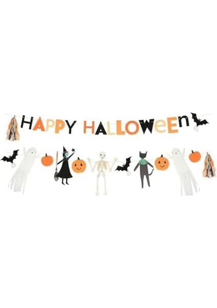 - Happy Halloween Garland - Happy Halloween Asılan Süs modelleri