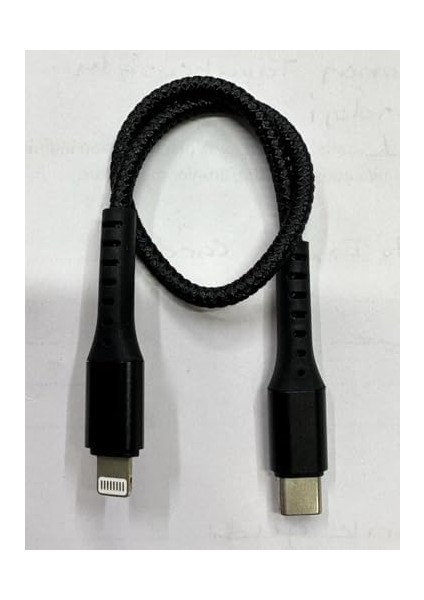 Kısa Typec iphone Kablo Kısa Type-C iphone Kablo Typec Lightning Kablo Type-C Lightning Kablo 28 cm modelleri