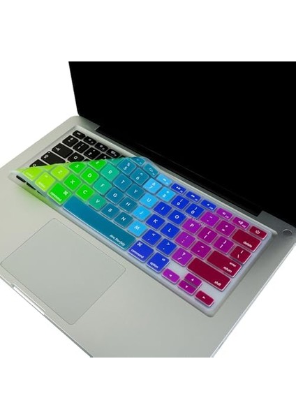 Klavye Koruyucu Silikon Ince Klavye Kaplama Film Air Pro Eski USB Li Model 2008-2017 Uyumlu Us-Abd Ingilizce Dizilim Renkli Baskı Pembe Yeşil modelleri