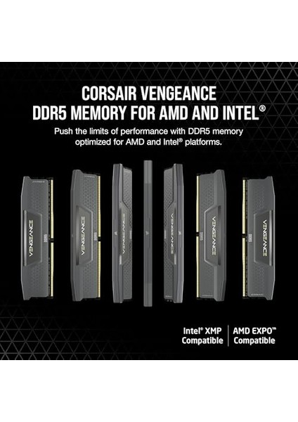 Vengeance Rgb 32GB (2X16GB) 6400MHZ Ddr5 C30 1,30V Ram (CMK32GX5M2B6400Z30) fiyatları