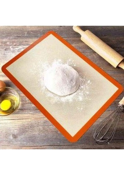 Silikon Pişirme Matı, Yıkanabilir Yanmaz Pastacılık Fırın Matı - Dayanıklı, Çok Renkli, 30 x 40 cm fiyatları