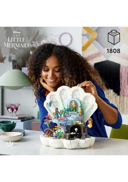 | Küçük Deniz Kızı Kraliyet Istiridyesi 43225 – 18 Yaş ve Üzeri Yetişkinler Için Film Model, Yaratıcı ve Dekoratif Hediye Fikri (1808 Parça) modelleri