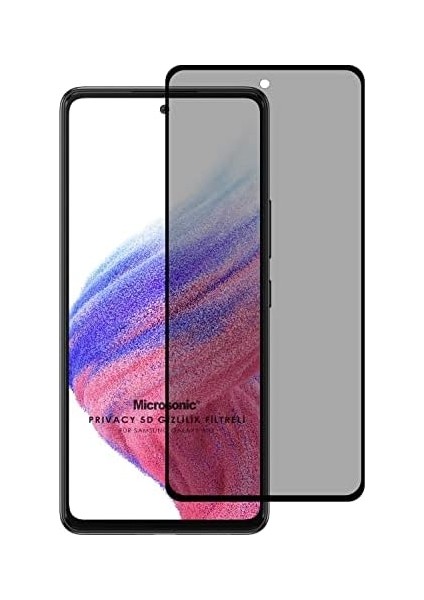 A53 5g Privacy 5d Gizlilik Filtreli Cam Ekran Siyah modelleri