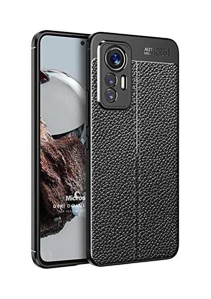 Mi 12 Lite Için Kılıf Deri Dokulu Silikon Siyah [mi 12 Lite ile Uyumlu Kılıf - Siyah] fiyatları