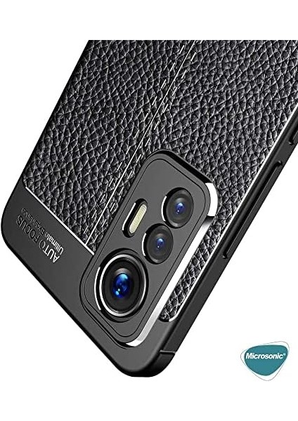 Mi 12 Lite Için Kılıf Deri Dokulu Silikon Siyah [mi 12 Lite ile Uyumlu Kılıf - Siyah] modelleri