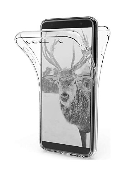 Galaxy J6 Plus Için Kılıf 6 Tarafı Tam Full Koruma 360 Clear Soft Şeffaf [galaxy J6 Plus ile Uyumlu Kılıf - Şeffaf] fiyatları