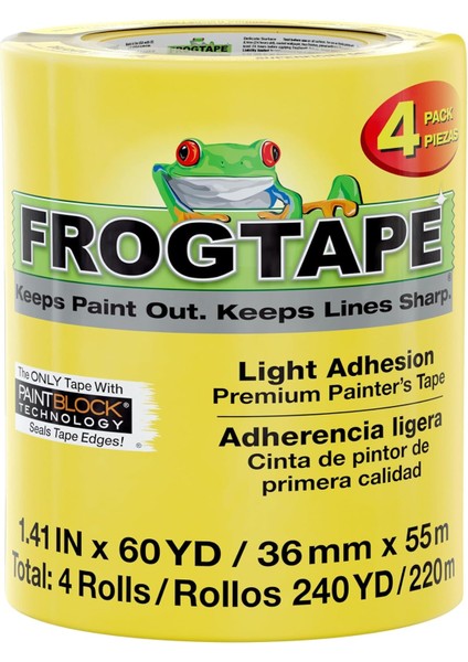 240662 Yüzey Bandı, Bloklu, 3,6 cm Genişlik, Sarı, 4 Rulo