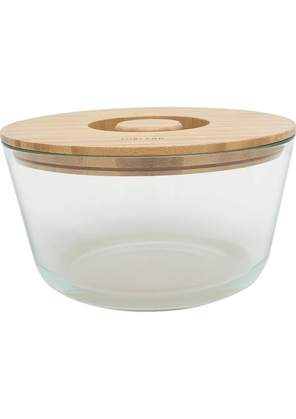 Bamboo Yuvarlak Saklama Kabı 3050 Cc, Tekli