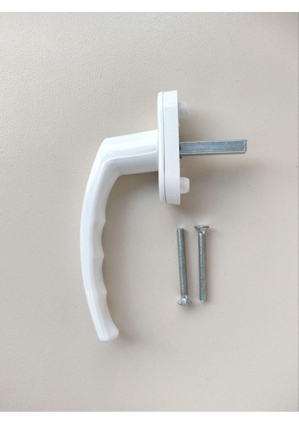 Pimapen Pencere Kolu Balkon Sürme Kapı Kolu (5, Beyaz)