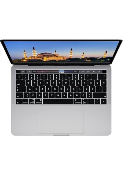 Pro 13 ve 16 Inç Modeli 2016-2020 Yılları (A1706)(A1707)(A1989)(A1990)(A2159) Model Kodları ile Uyumlu Silikon Klavye (Siyah) fiyatları