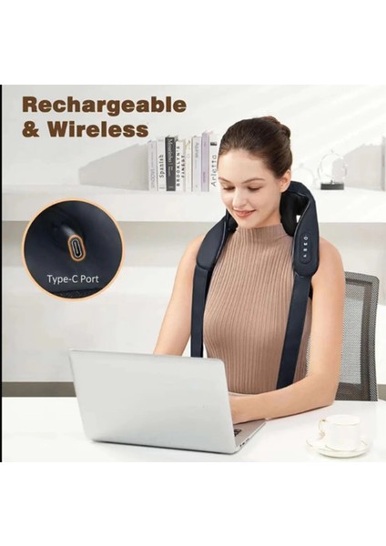 Şarjlı Ovmalı Isıtmalı Masaj Aleti Insan Eli Yoğurma Hissi Yeni Model modelleri