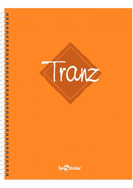 A4 Defter Turuncu Tranz 200 Sayfa
