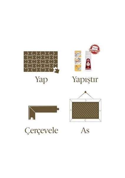 Puzzle Yıldızlı Gece 1000 Parça Çerçeveli Puzzle modelleri