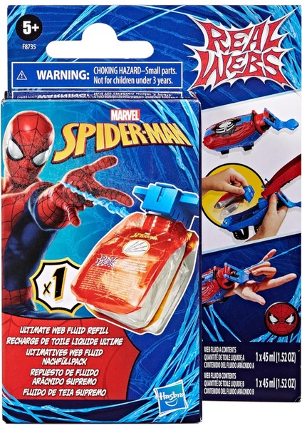 Spiderman Ağ ve Su Fırlatıcı Yedek Paket, Oyuncak