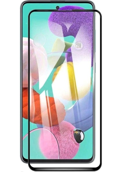 A51 Temperli 9h Sertlikte Ekan Koruycu Cam Tam Kaplama