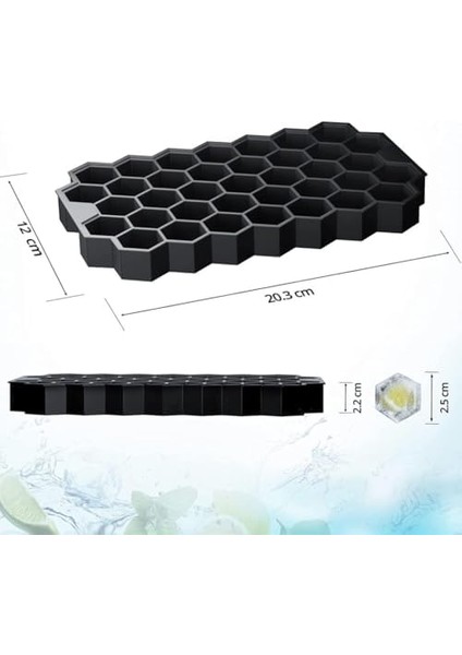 Life 37 Li Petek Desenli Silikon Buz Kalıbı MIT1074 fiyatları