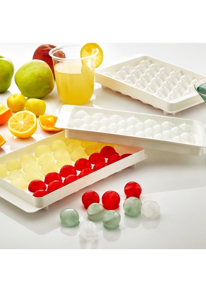 Hazneli Yuvarlak Buz Kalıbı, Kapaklı Kokteyl Sunum Buz Kalıbı