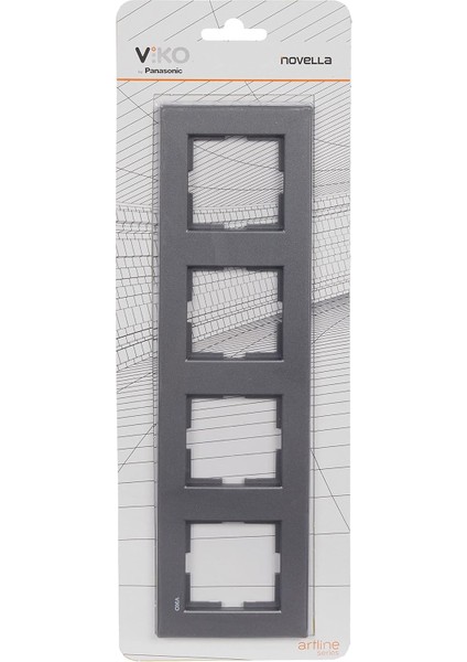 Novella Füme Dörtlü Çerçeve