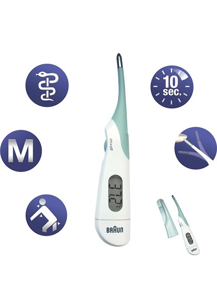 PRT-1000 Çubuk Hızlı Ateş Ölçer Beyaz modelleri