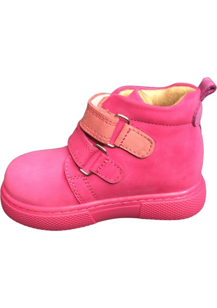 1001 Ridente Pembe Bebe Kız Çocuk Bot % 100 Deri Anatomik Bilekten Cırtlı modelleri