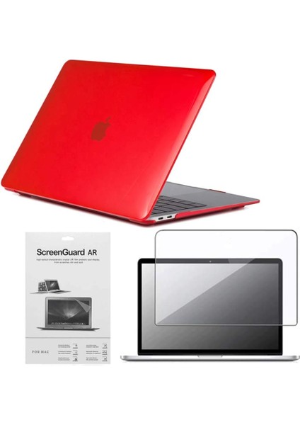 13 Pro A2338 M1 Kırmızı Kılıf + Ekran Filmi CMPTM-133R