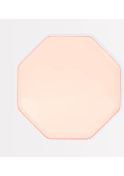 - Ballet Slipper Pink Plates - Ballet Rengi Tabaklar (M) (X8)