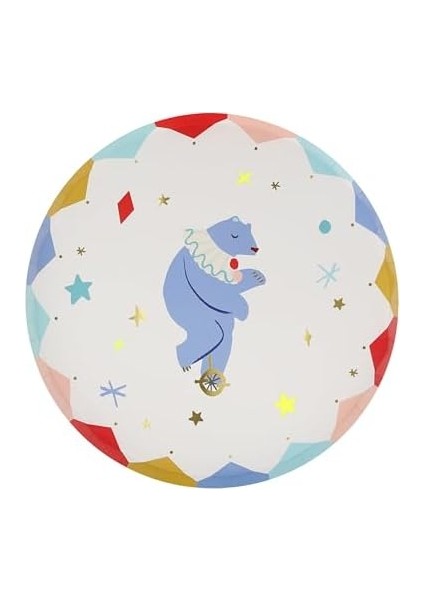 - Circus Plates - Sirk Tabaklar (M) (X8) fiyatları