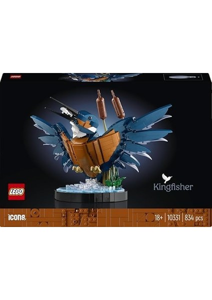 Yalıçapkını Kuşu 10331 - Kuş Sever Yetişkinler Için, Sergilenebilir Yaratıcı Model Yapım Seti, Doğum Günü Hediyesi Fikri (834 Parça) modelleri