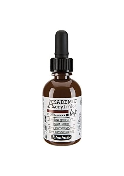 Akademie Akrilik Mürekkep 50 ml 669 Burnt Umber modelleri