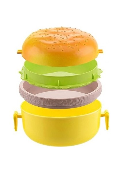 Hamburger Tasarımlı Beslenme Kabı modelleri