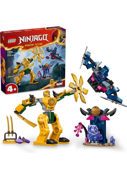 Savaş 71804-4 Yaş ve Üzeri Çocuklar Için Minifigürü Içeren Yaratıcı Oyuncak Yapım Seti 71804 (104 Parça)