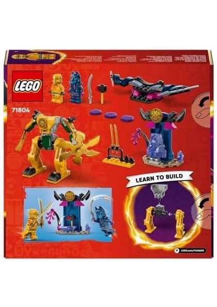 Savaş 71804-4 Yaş ve Üzeri Çocuklar Için Minifigürü Içeren Yaratıcı Oyuncak Yapım Seti 71804 (104 Parça) modelleri