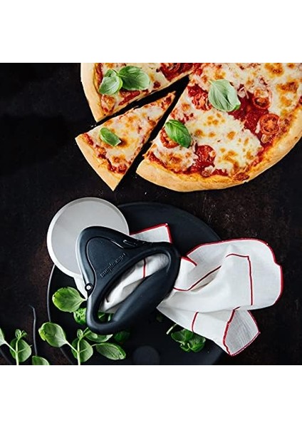 Pizza Tekerlek Rulosu Paslanmaz Çelik Siyah modelleri