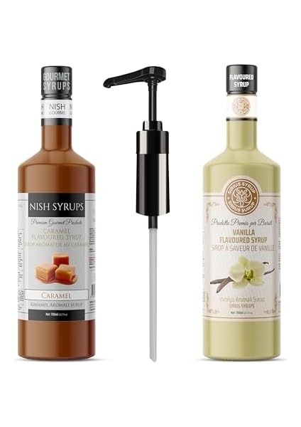 Kahve Şurup Pompası 12&apos;li Set fiyatları