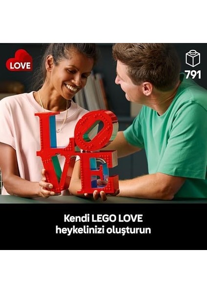 Art Yapım Seti 31214 – Yetişkinler Için Ofis Veya Ev Hediyesi Olabilecek In Heykeli Dekoratif Yapım Seti, Çiftler Için Nişan Veya Sevgililer Günü Hediye Fikri (791 Parça) modelleri