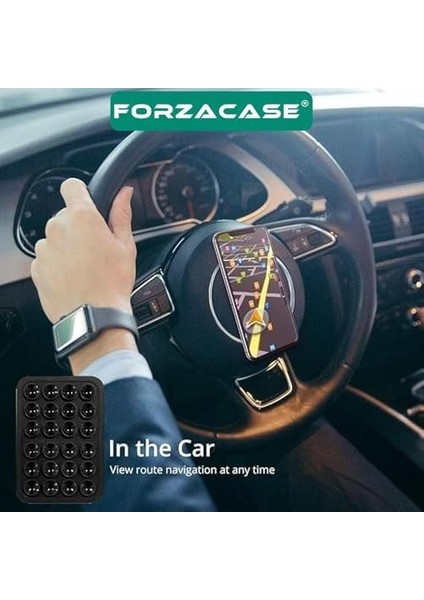 Telefon Tutucu Ped, Renkli Kare Tasarım, Otomobil ile Uyumlu Telefon Sabitleyici, Ultra Güçlü (Turuncu) fiyatları