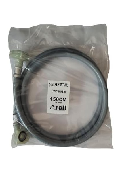 1,5mt (150CM) Çamaşır Makinesi Hortumu - Bulaşık Makinesi Şebeke Hortumu - Temiz Su Giriş Hortumu- Su Bağlantı Hortumu – Sızdırmaz Yüksek Kaliteli Hortum - (1 Adet) modelleri