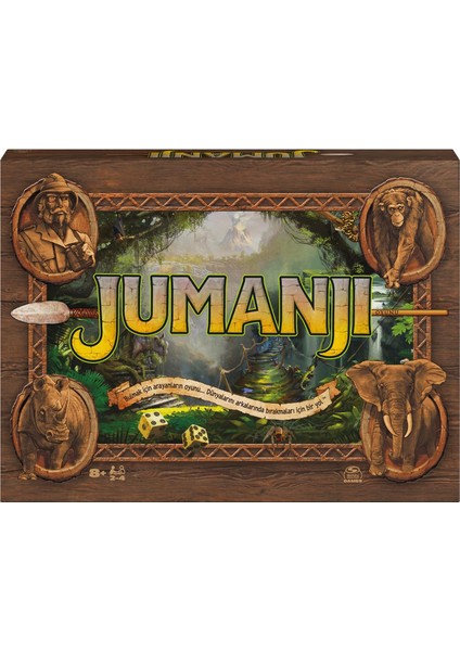 Games - Jumanji - 8 Yaşından Itibaren 2-4 Cesur Için Aksiyon Aile Oyunu - Heyecan Verici Zorluklarla Işbirliği Yapan Oyunu