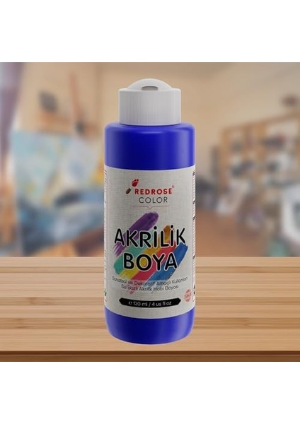 Rose Mavi Akrilik 120 ml fiyatları